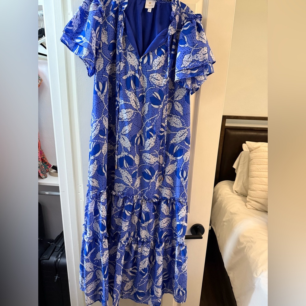 J.Marie Midi Dress with Short Sleeves